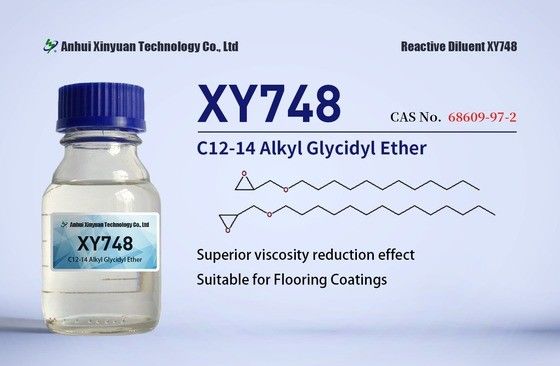 C12-14 Alkyl Glycidyl Ethers, AGE XY748/XY748A, CAS 68609-97-2, EC No. 271-846-8, Molecular Formula C15-17H30-34O2, Oxirane, mono[(C12-14-alkyloxy)methyl] derivs.