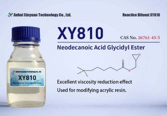 Ácido NEODECANOICO GLICIDIL ESTER XY810 CAS 26761-45-5 DILUENTE em revestimentos de piso epoxi, poliéster ou resina acrílica