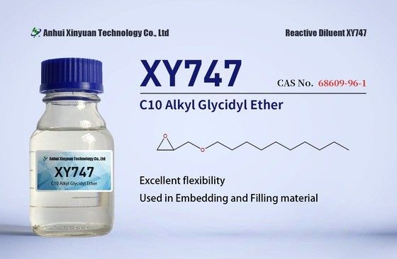 ETERES ALQUIL GLICIDILOS C10 XY747 CAS 68609-96-1, PAVELHOS, REPARAÇÃO DO BETONO, MATERIAL DE ENCHIMENTO, INCEDIDO, MONOEPÓXIO FUNCIONAL, LIQUIDO TRANSPARENTE